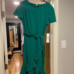 NWT Kelly green Calvin Klein so 10 dress